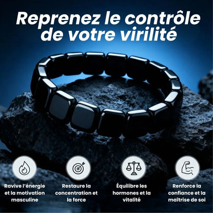PHOROS®  - Bracelet en hématite : Puissance et force